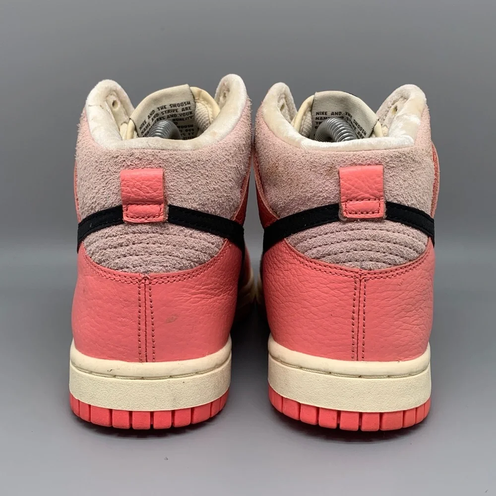 Nike Dunk High Hoops Pink‎ Basketball Shoes DX3359‑600 Women’s Sz 6.5 EU 37.5